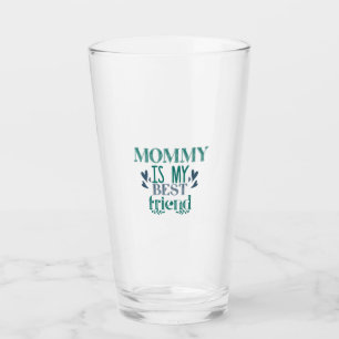 Couple Gift Mommy ist mein bester Freund Glas