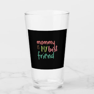 Couple Gift Mommy ist mein bester Freund Glas