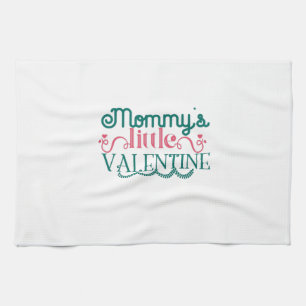 Couple Gift Mommy's Little Valentine Geschirrtuch