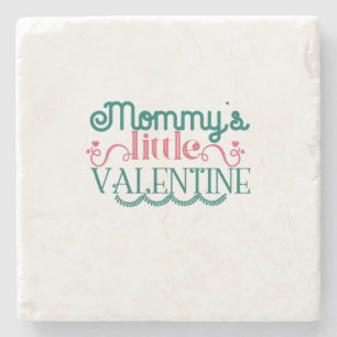 Couple Gift Mommy's Little Valentine Steinuntersetzer