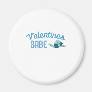 Couple Gift Valentine Babe Blume Magnet