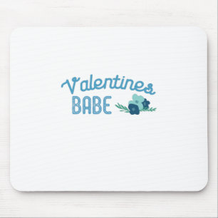 Couple Gift Valentine Babe Blume Mousepad