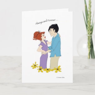 Couple Happy Anniversary Card Karte