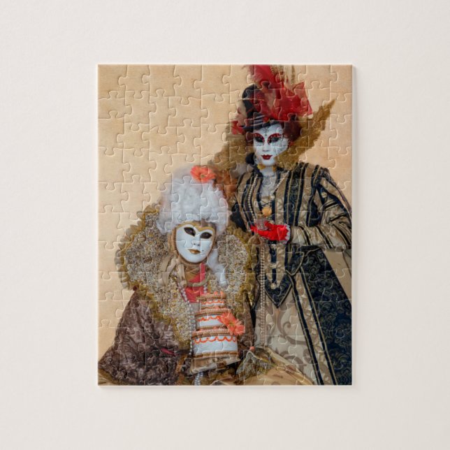 Couple in Carnival Costume, Venedig (Vertikal)