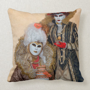Couple in Carnival Costume, Venedig Kissen