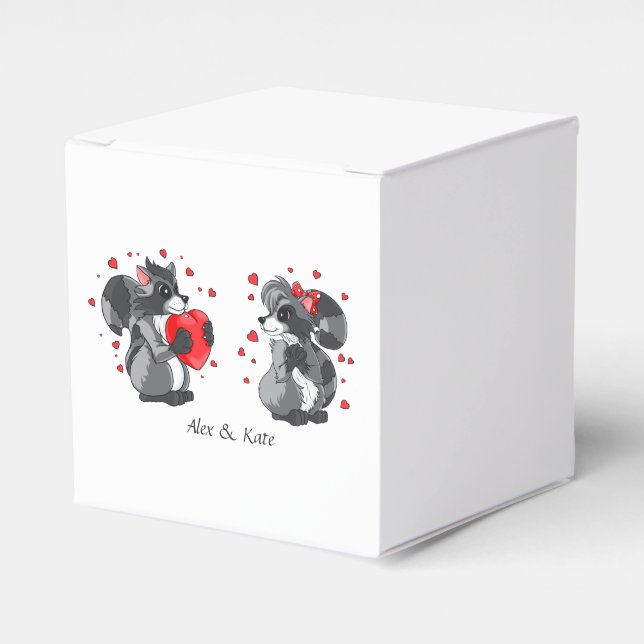Couple in Liebe Wedding Hershey's Miniaturen Geschenkschachtel (Vorderseite)