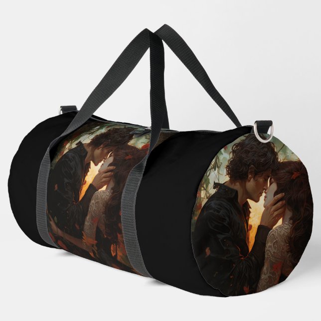 Couple In Love Fairytale Grand Sac Duffel (Coin gauche)