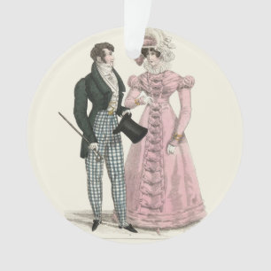 Couple Mariage Antique 1823 Homme Femme Mode