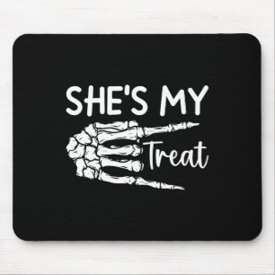 Couple Meine Leckerei Skeleton Matching Halloween Mousepad