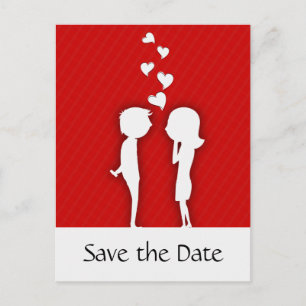 Couple mignon Enregistrer le Faire-part Mariage da