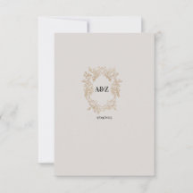 Couple Monogram MINIMALISTISCHE Hochzeitstermin