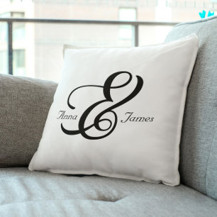 Couple Octavia Ampersand Throw Kissen