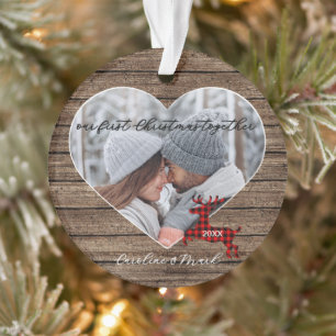 Couple personnalisé Notre premier Noël