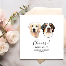 Couple Pet Hand Zeichnend Personalisierte Beifall
