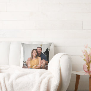 Couple Photo Magnifique Coussin Décoratif