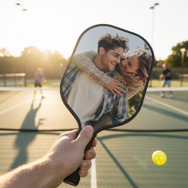 Couple Photo Your Own Two Image Double Side Pickleball Schläger