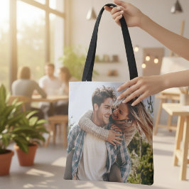 Couple Photo Your Own Two Image Double Side Tasche