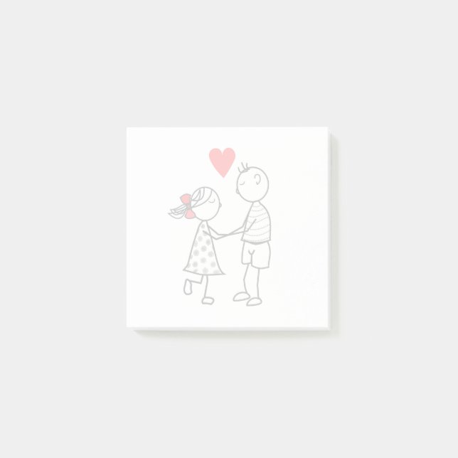 Couple Post-it® Notes Post-it Klebezettel (Vorderseite)