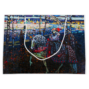 Couple Riding a White Horse, Wassily Kandinsky Große Geschenktüte