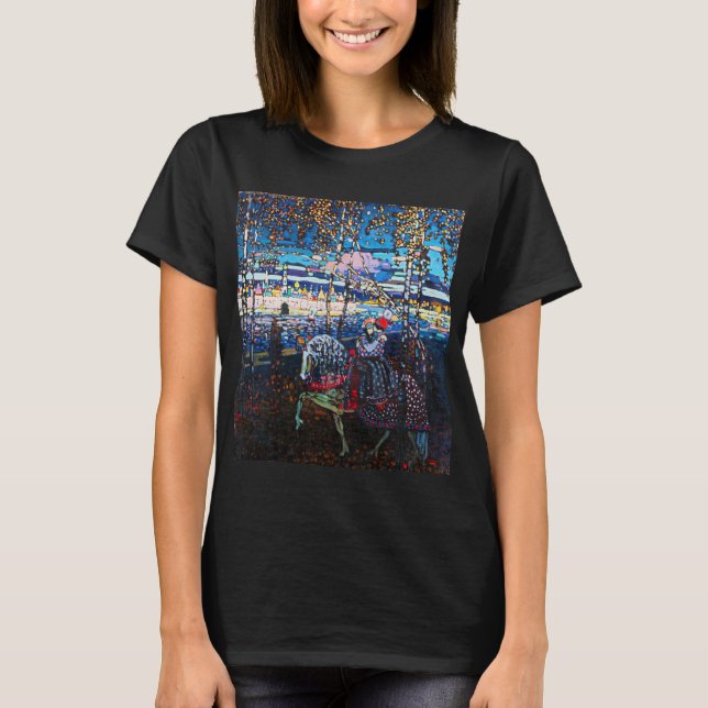 Couple Riding a White Horse, Wassily Kandinsky T-Shirt (Vorderseite)