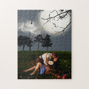 COUPLE ROMANTIQUE MOONLIGHT SENSUAL PUZZLE