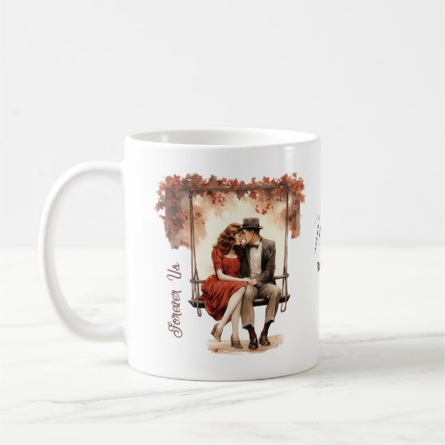 Couple romantique pour nous la Mug de la Saint Val (Gauche)