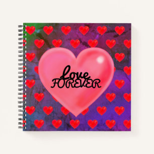 Couple Valentine Liebe Girlfriend Boyfriend Heart Notizbuch
