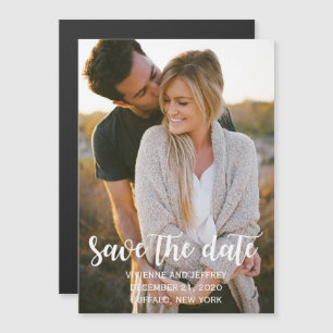 Couple Wedding Foto Save the Date Magneteinladung