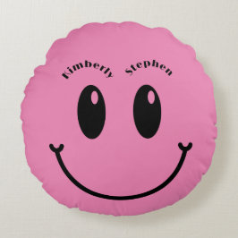 Couple Wedding Geschenk Einzigartiges Funny Happy  Rundes Kissen