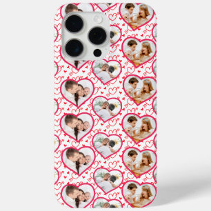 Couple Wedding Liebe 3 Foto Herzmuster Case-Mate iPhone Hülle