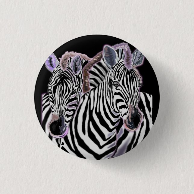Couple Zebra Button (Vorderseite)