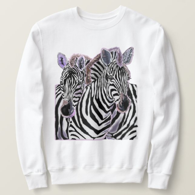 Couple Zebra Sweatshirt (Design vorne)