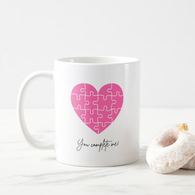 Couples Anniversaries Valentine's Day Love Gift Kaffeetasse (Mit Donut)