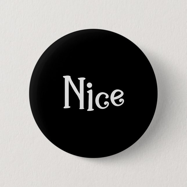 Couples Christmas Naughty Nice Matching Holiday Ma Button (Vorderseite)