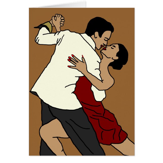 couples classiques de carte jolis (Devant)