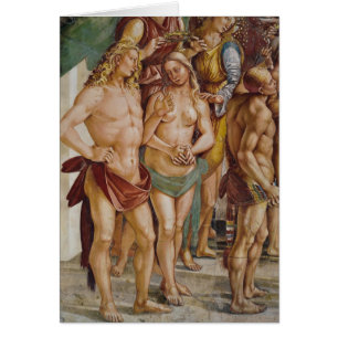 Couples couronnés par un ange, détail