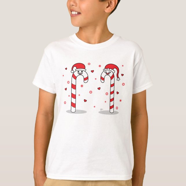 Couples de sucre de canne - T-shirt d'enfants (Devant)