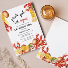 Couples Engagement Summer Crawfish Boil