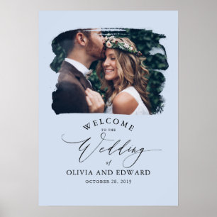 Couples Photo Dusty Mariage Affiche de bienvenue