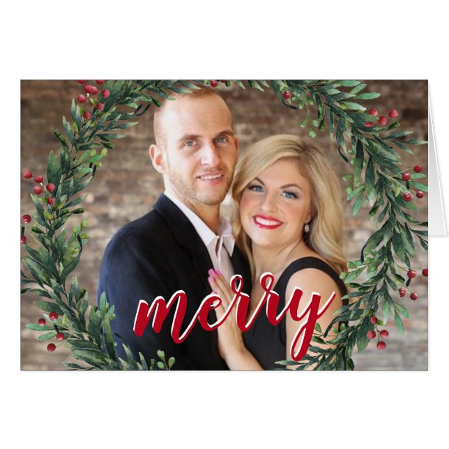 Couples Photo Noël (Devant Horizontal)