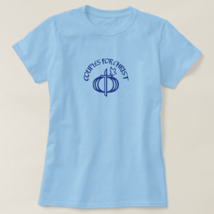 Couples pour le T-shirt des femmes du Christ