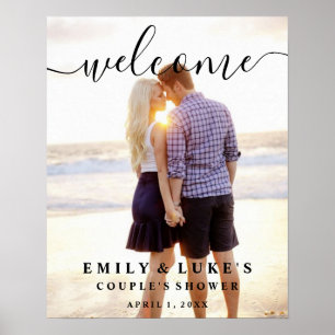Couple's Shower Top Willkommen Digital oder Poster