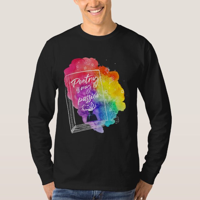 Couplet Rhymes Lyrics Elegy Passionate Poetic Quot T-Shirt (Vorderseite)