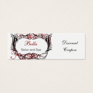 coupon de réduction Chic rouge, noir et blanc