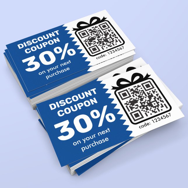 Coupon de réduction numérique avec logo QR Code Bl (Créateur téléchargé)