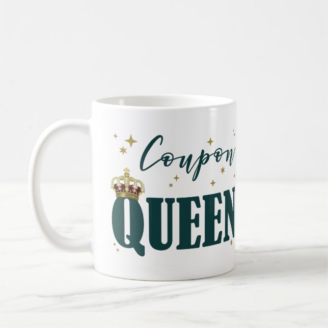 COUPON QUEEN KAFFEETASSE (Links)