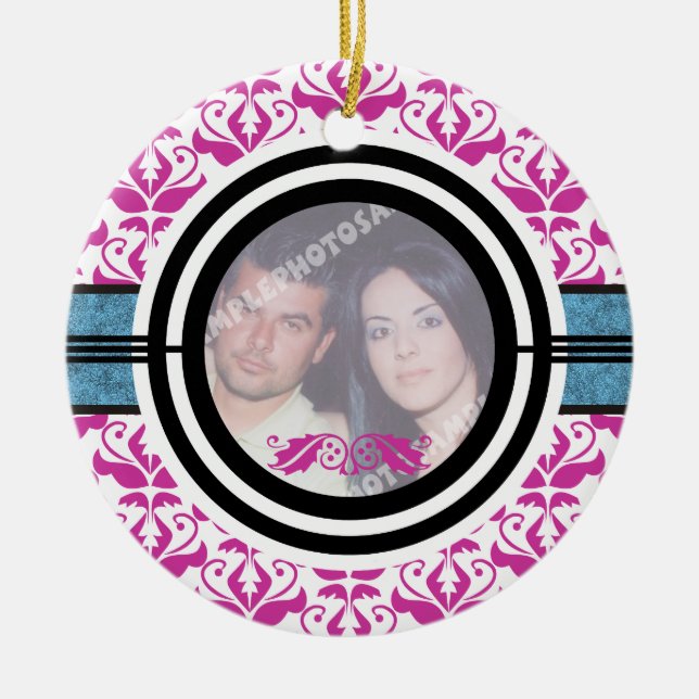 Coupons erste/1. Weihnachtsdämonenschmuck Foto Keramikornament (Vorne)
