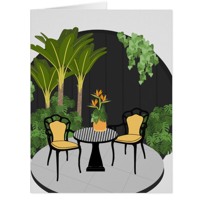 Cour du jardin tropical (Devant)