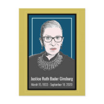 Cour Suprême Ruth Bader Ginsburg Carte postale