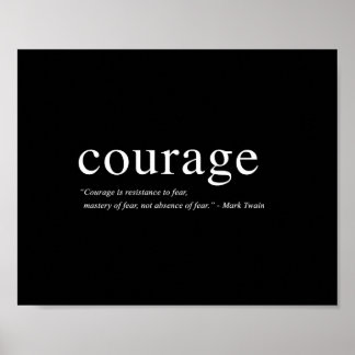 Courage - 8"x10" Kunstdrucken Poster